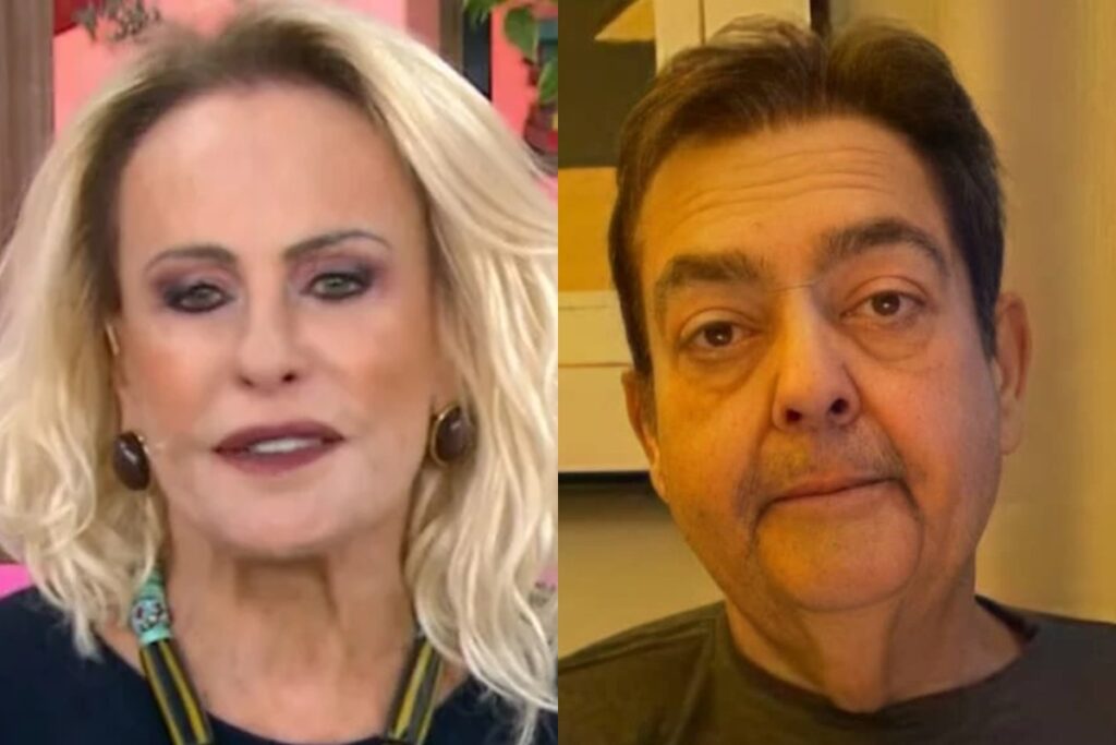 Ana Maria Braga quebra protocolo e manda recado para Faustão ao vivo